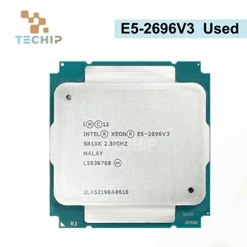 E5-2696 v3 E5 2696v3 E5 2696 v3 2.3 GHz Naudoti 18-Core Dvidešimt 36-Sriegis 45MB 135W CPU Procesorius LGA 2011-3 