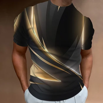 Mados T-Marškinėliai Vyrams Spausdinimo trumpomis Rankovėmis Viršūnes Vasaros Atsitiktinis Gatvės O-neck T Shirt Negabaritinių Marškinėliai Vyrams 3D Karšto Drabužiai
