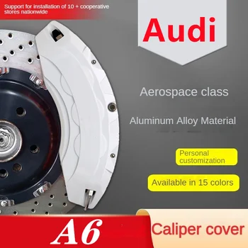 Automobilių Stabdžių Suportas Padengti Priekiniai Galiniai 3D Aliuminio Komplektas Audi A6 Allroad 2.7 T 3.0 3.0 T Quattro 4.2 2004 m. 2.4 AT 2005 40 Hibridas