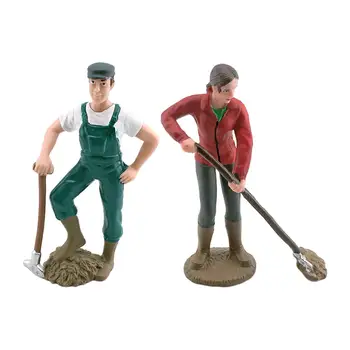 Ūkio Simbolių Modelio Miniatiūra Ūkininkas Žaislas, skirtas Apdovanoti Dovana, auginančių Ikimokyklinio amžiaus Vaikus