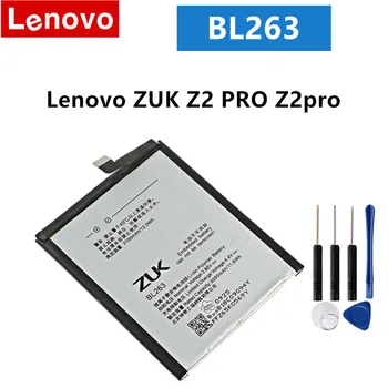 Lenovo Originalus Baterijos BL263 3100mAh Lenovo ZUK Z2 PRO Z2pro 100% Realus Telefono Bateriją + Nemokamas Įrankiai