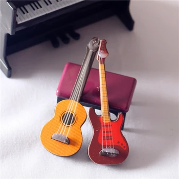 Lėlių Pop, Klasikinės, Elektrinės Gitaros Ob11 Mini Modelis Baldai Lėlės Priedai Žaislas