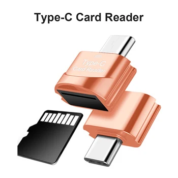 C tipo TF OTG Adapterio Kortelių Skaitytuvas Mobiliųjų Telefonų Atminties Kortelių Skaitytuvą, USB, Adapteris,