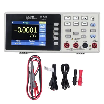 Skaitmeninis Multimetras Nešiojamų Stendo Ammeter Voltmeter LCD Ekranas Duomenų Registravimo 55000 Skaičius Įtampos Srovės Varžos Matuoklis