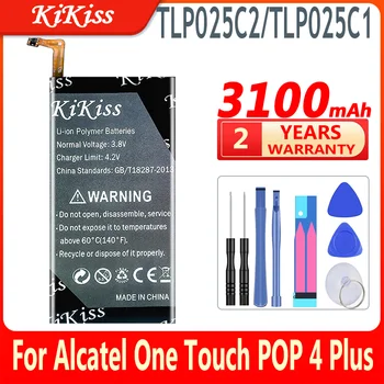 3100mAh TLP025C2 /TLP025C1 Pakeitimo Baterija Alcatel One Touch POP 4 Plius 4Plus 4+ OT-5056D 5056D OT-5056A OT-5056W 5056N